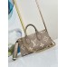 Louis Vuitton OnTheGo East West Bag In Bicolor Empreinte Leather M23641 Louis Vuitton OnTheGo East West Bag In Bicolor Empreinte Leather M23641