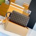 Louis Vuitton Dopp Kit Toilet Pouch in Monogram Macassar Canvas M46763