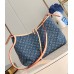 Louis Vuitton CarryAll MM Bag In Monogram Denim M46855