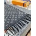 Louis Vuitton Black Monogram Gradient Scarf M71607 Louis Vuitton Black Monogram Gradient Scarf M71607