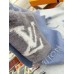 Louis Vuitton Blue Cold Reykjavik Scarf M76342 Louis Vuitton Blue Cold Reykjavik Scarf M76342