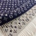 Louis Vuitton Blue Game On Scarf M77640