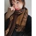 Louis Vuitton Dark Brown Reykjavik Scarf M78125 Louis Vuitton Dark Brown Reykjavik Scarf M78125