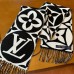 Louis Vuitton Black LV Medallion Scarf M79212