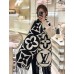 Louis Vuitton Black LV Medallion Scarf M79212