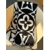 Louis Vuitton Black LV Medallion Scarf M79212