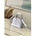 Louis Vuitton Alma Nano Bag In Silver Epi Leather M82682 Louis Vuitton Alma Nano Bag In Silver Epi Leather M82682