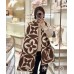 Louis Vuitton Brown LV Medallion Scarf M79215 Louis Vuitton Brown LV Medallion Scarf M79215