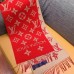 Louis Vuitton LV Essential Scarf In Red Wool M79502