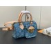 Louis Vuitton Nano Speedy Bag In Monogram Denim M82950