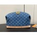 Louis Vuitton Pochette Cosmetique GM in Monogram Denim M24317