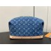 Louis Vuitton Pochette Cosmetique GM in Monogram Denim M24317