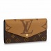 Louis Vuitton Sarah Wallet In Monogram Reverse Canvas M80726