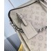 Louis Vuitton Hand It All MM Bag in Galet Mahina Leather M24133 Louis Vuitton Hand It All MM Bag in Galet Mahina Leather M24133