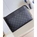 Louis Vuitton Pochette Voyage Souple in Monogram Eclipse Canvas M82543 Louis Vuitton Pochette Voyage Souple in Monogram Eclipse Canvas M82543
