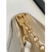 Louis Vuitton Dauphine Soft MM Bag in White Calfskin M25050