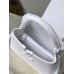 Louis Vuitton Capucines East-West Mini Bag in White Leather M23956 Louis Vuitton Capucines East-West Mini Bag in White Leather M23956