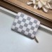 Louis Vuitton Zippy Coin Purse In Damier Azur Canvas N60229