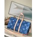 Louis Vuitton Keepall Bandouliere 45 Bag in Monogram Denim M24315