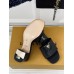 Louis Vuitton LV Capri Mules 45mm in Black Leather