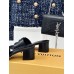 Louis Vuitton LV Capri Mules 45mm in Black Leather