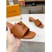 Louis Vuitton LV Capri Mules 45mm in Brown Leather