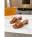 Louis Vuitton LV Capri Mules 45mm in Brown Leather