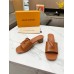 Louis Vuitton LV Capri Mules 45mm in Brown Leather