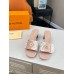 Louis Vuitton LV Frame Mules 45mm in Monogram Dune Canvas