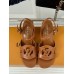 Louis Vuitton LV Isola Sandal 55mm in Brown Calfskin