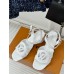 Louis Vuitton LV Isola Sandal 55mm in White Calfskin