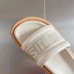 Louis Vuitton LV Bliss Comfort Mules in White Canvas with Leather Louis Vuitton LV Bliss Comfort Mules in White Canvas with Leather
