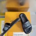 Louis Vuitton LV Bliss Comfort Mules in Black Canvas with Leather