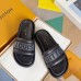 Louis Vuitton LV Bliss Comfort Mules in Black Canvas with Leather