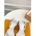 Louis Vuitton Shake Sandals 55mm in White Perforated Leather