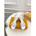 Louis Vuitton Shake Sandals 55mm in White Perforated Leather