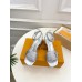 Louis Vuitton Shake Sandals 55mm in Silver Perforated Lambskin