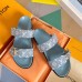 Louis Vuitton Bom Dia Comfort Mules in Blue Monogram Jacquard