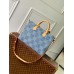 Louis Vuitton Keepall Bandouliere 05 Bag in Damier Denim 3D Canvas N40701