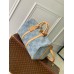 Louis Vuitton Keepall Bandouliere 50 Bag in Damier Denim 3D Canvas N40739