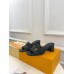 Louis Vuitton LV Isola Slides 45mm in Black Calfskin Louis Vuitton LV Isola Slides 45mm in Black Calfskin