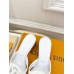 Louis Vuitton LV Isola Slides 45mm in White Calfskin