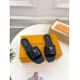 Louis Vuitton LV Capri Slides in Black Calfskin