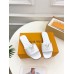 Louis Vuitton LV Capri Slides in White Calfskin