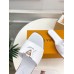 Louis Vuitton LV Capri Slides in White Calfskin