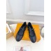 Louis Vuitton Romy Flat Ballerinas in Black Lambskin