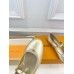 Louis Vuitton Romy Flat Ballerinas in Gold Metallic Lambskin