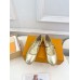 Louis Vuitton Romy Flat Ballerinas in Gold Metallic Lambskin