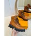 Louis Vuitton Territory Flat Ranger Boots in Brown Leather and Suede