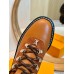 Louis Vuitton Territory Flat Ranger Boots in Brown Leather and Suede
